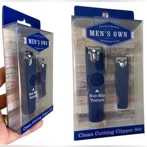 Men's Own Grooming Tools Clean Cutting Clipper Set - Blue